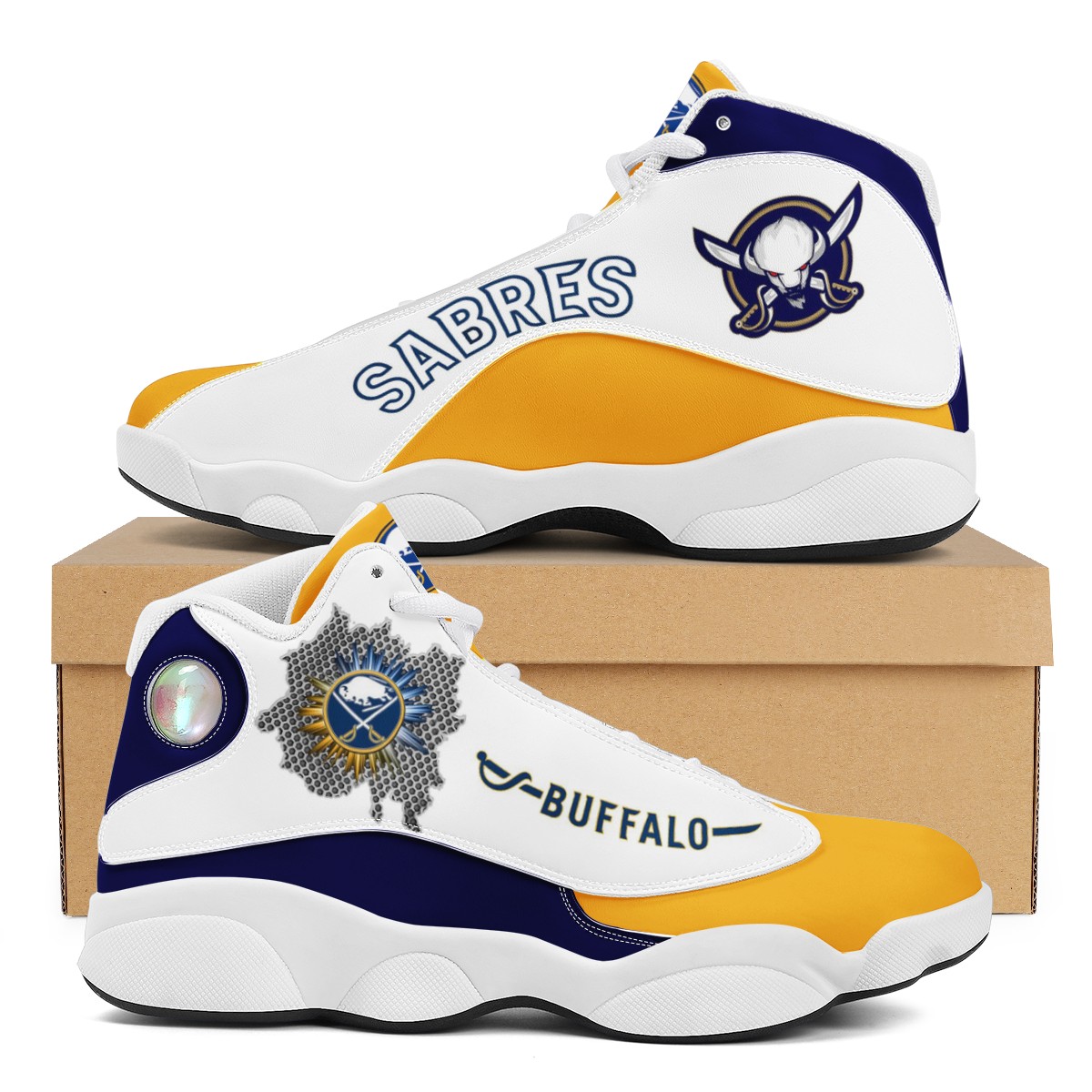 Women's Buffalo Sabres Limited Edition JD13 Sneakers 001